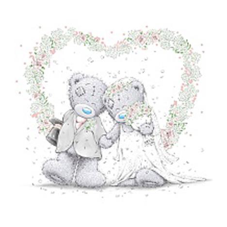Wedding Me to You Bear Gift Tag £0.40